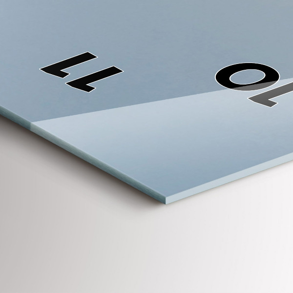 Vertical wall clock Parliament in Budapest