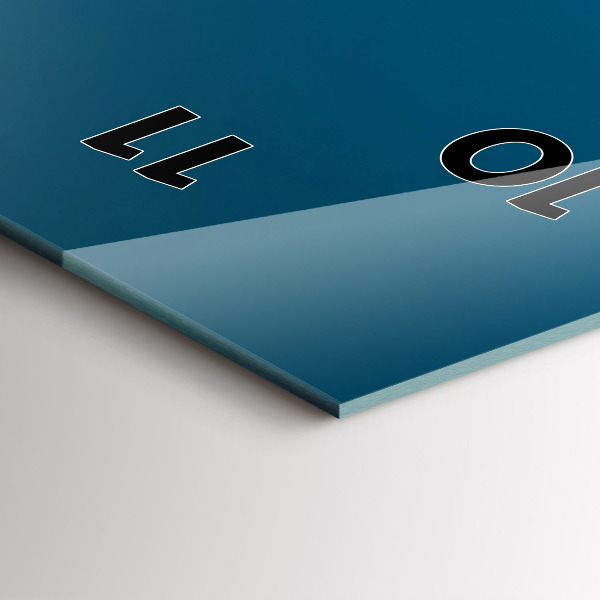 Vertical wall clock The Colosseum in Italy