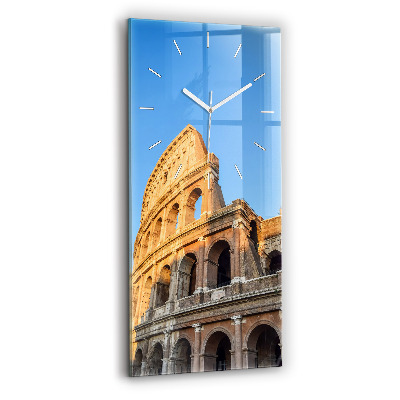 Vertical wall clock Colosseum in Rome