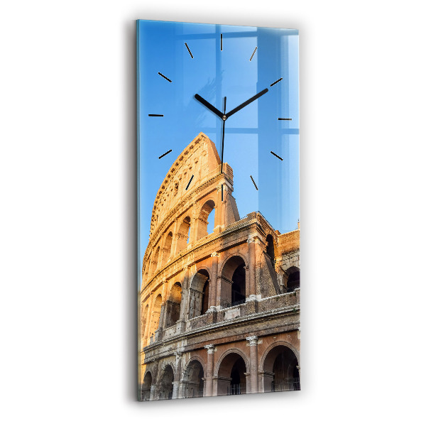 Vertical wall clock Colosseum in Rome