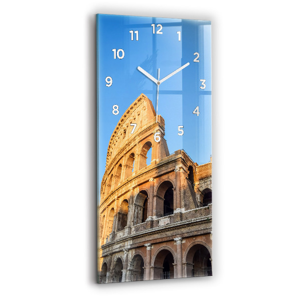 Vertical wall clock Colosseum in Rome