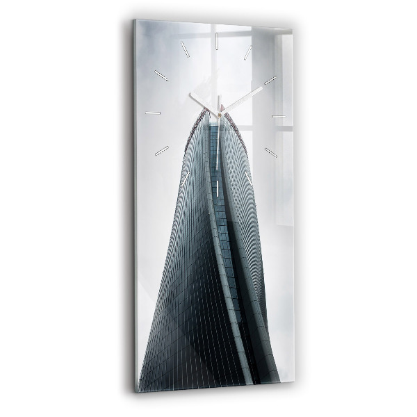 Vertical wall clock Skyscraper in Milan