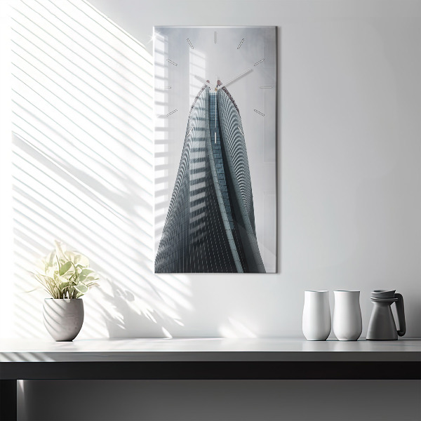 Vertical wall clock Skyscraper in Milan