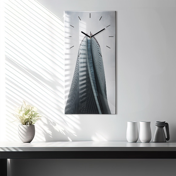 Vertical wall clock Skyscraper in Milan