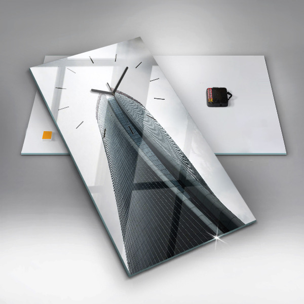 Vertical wall clock Skyscraper in Milan