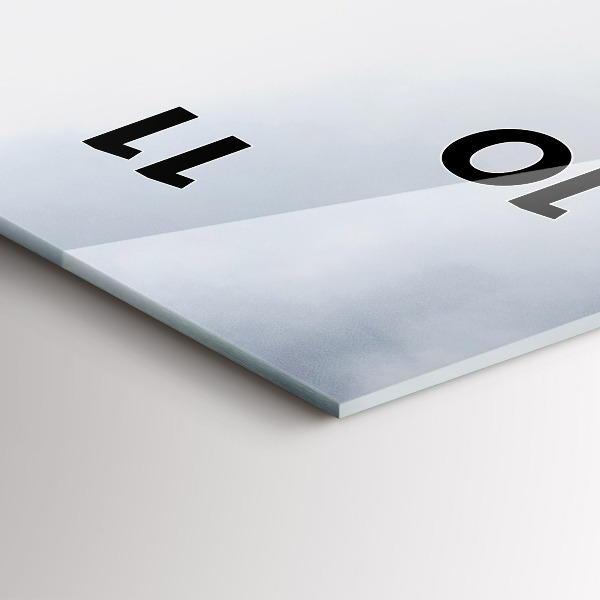 Vertical wall clock Skyscraper in Milan