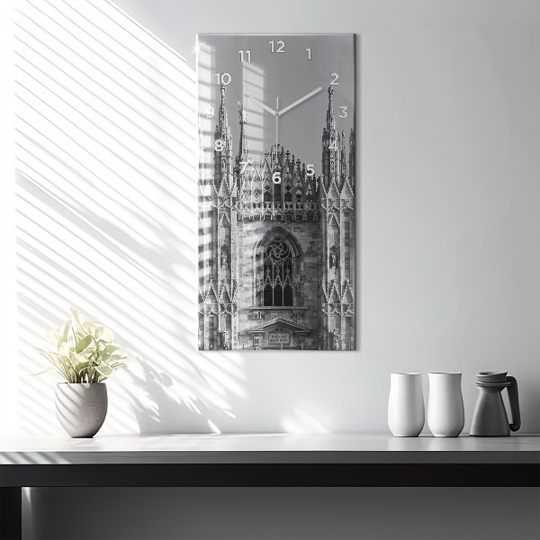 Vertical wall clock Milan Cathedral
