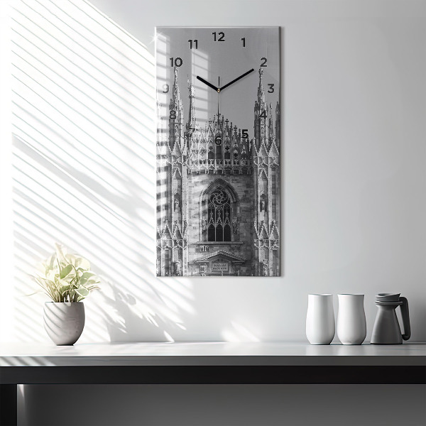 Vertical wall clock Milan Cathedral