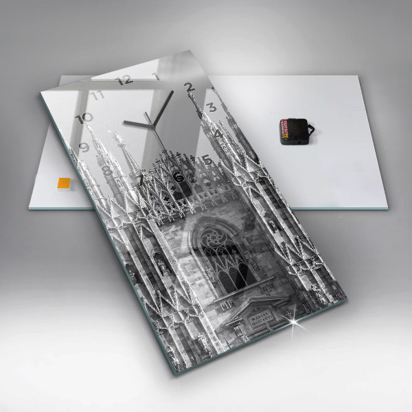 Vertical wall clock Milan Cathedral