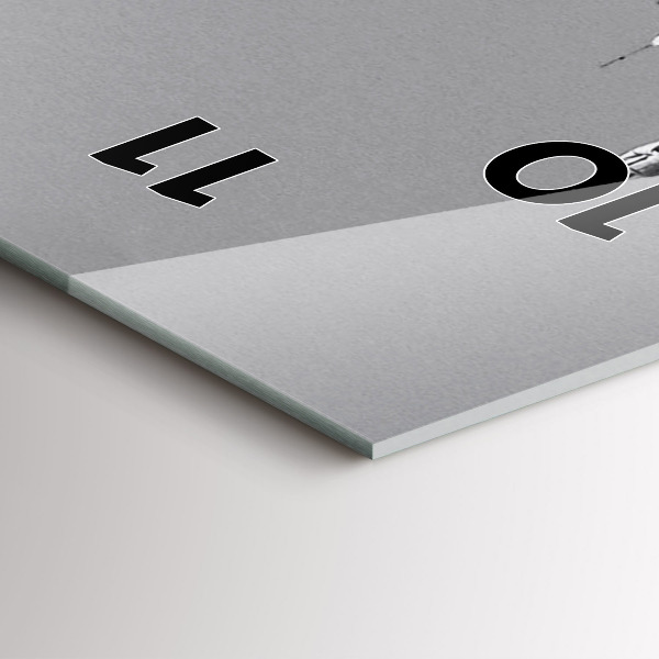 Vertical wall clock Milan Cathedral