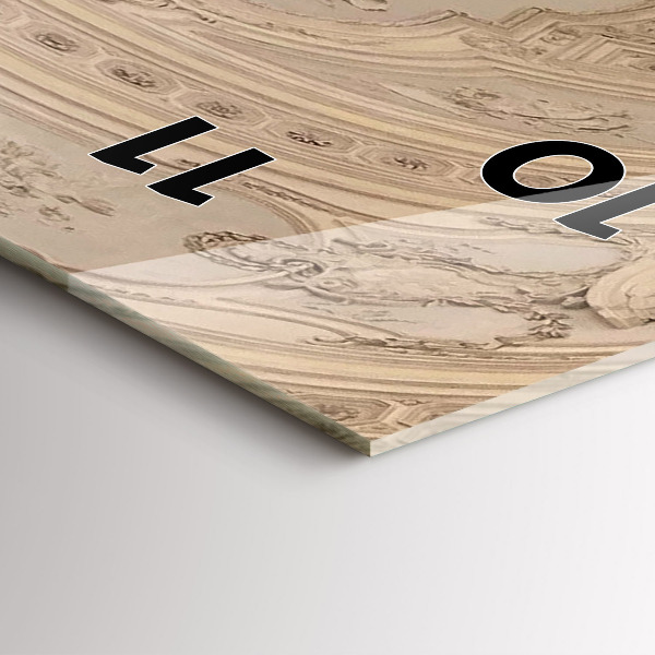 Vertical wall clock La Veneria Reale Museum