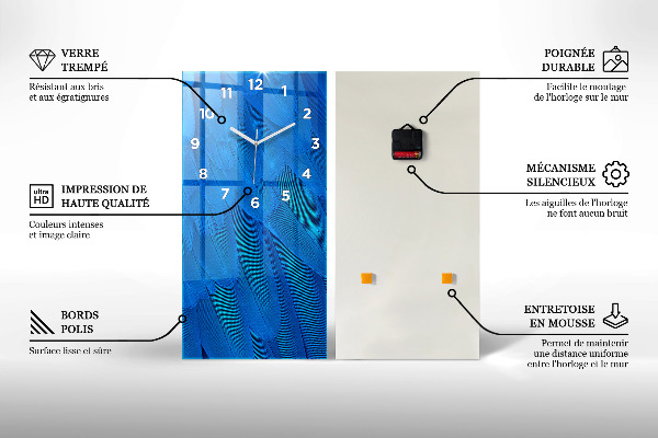 Vertical wall clock Sunken watercraft