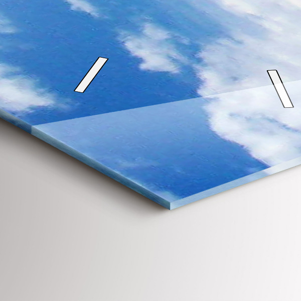 Vertical wall clock Sunken watercraft