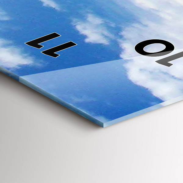 Vertical wall clock Sunken watercraft