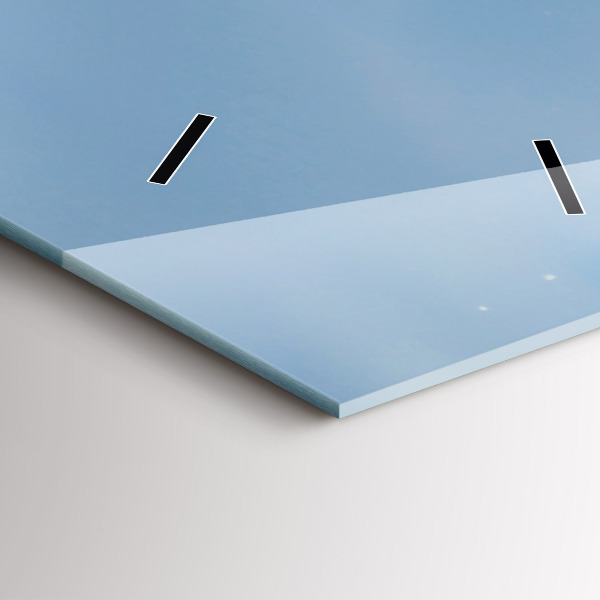 Vertical wall clock Sea wave photography