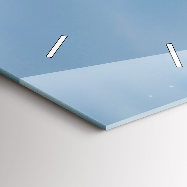 Vertical wall clock Sea wave photography