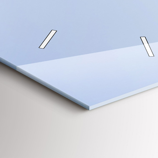 Vertical wall clock Mountains by the ocean