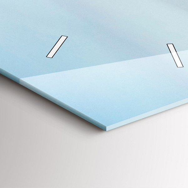 Vertical wall clock Charles Bridge in Prague