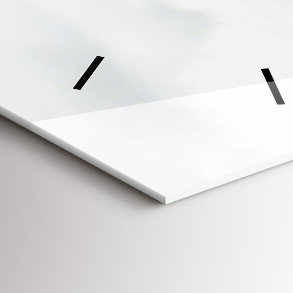 Vertical wall clock Eilean Donan Castle Scotland