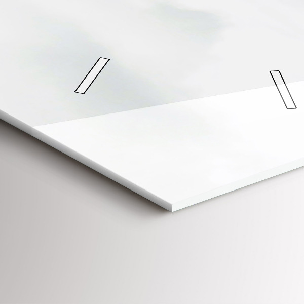 Vertical wall clock Eilean Donan Castle Scotland