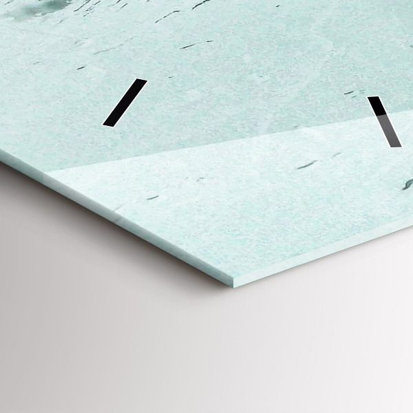 Vertical wall clock Rainy London