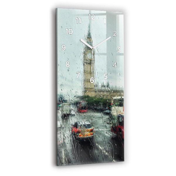 Vertical wall clock Rainy London