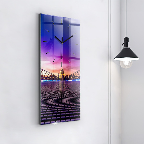 Vertical wall clock St. Paul's Cathedral