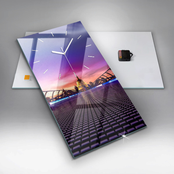 Vertical wall clock St. Paul's Cathedral