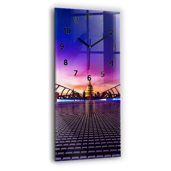 Vertical wall clock St. Paul's Cathedral