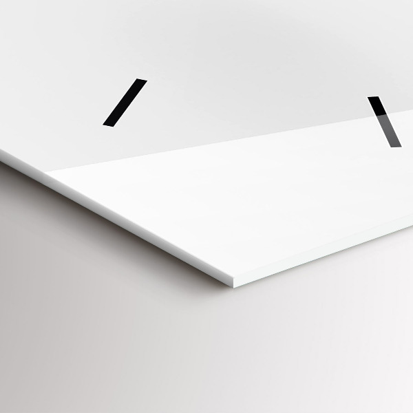 Vertical wall clock City panorama