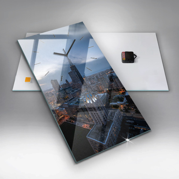 Vertical wall clock Photo of Chicago