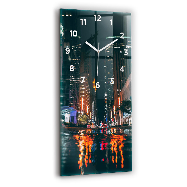 Vertical wall clock Hilton Houston