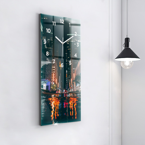 Vertical wall clock Hilton Houston