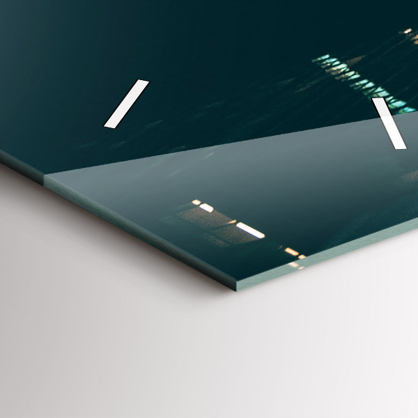 Vertical wall clock Hilton Houston