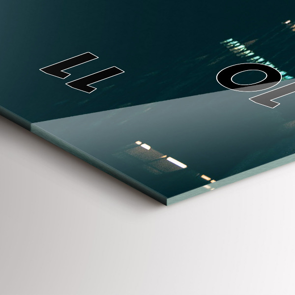 Vertical wall clock Hilton Houston