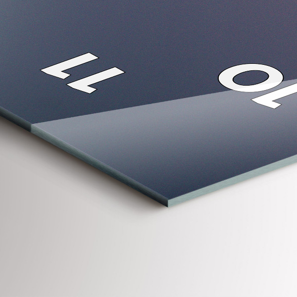 Vertical wall clock Rocky Yosemite Road