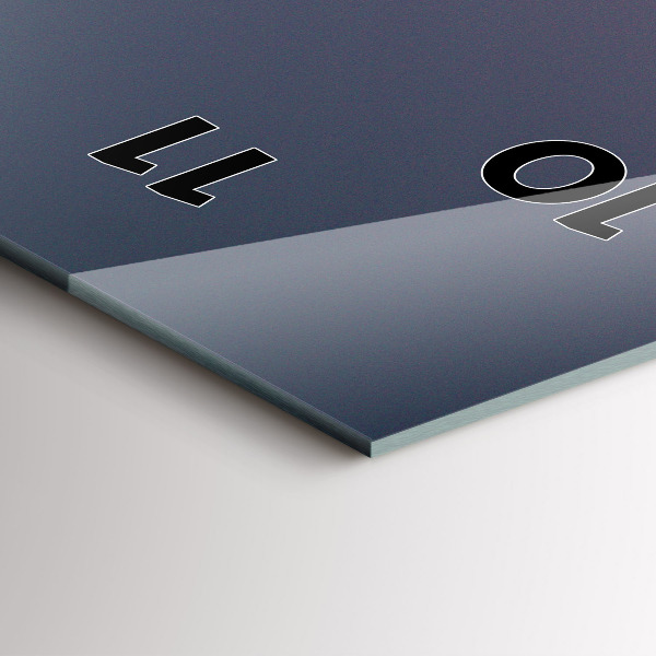 Vertical wall clock Rocky Yosemite Road