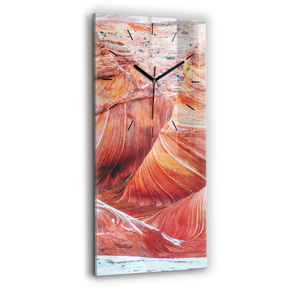 Vertical wall clock The Picturesque Grand Canyon