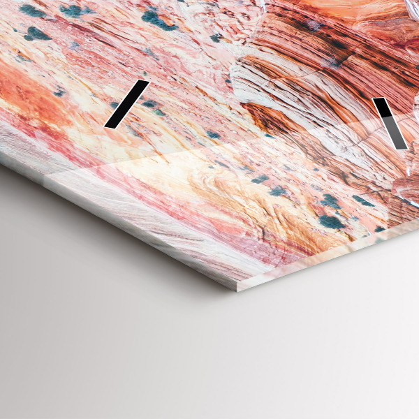 Vertical wall clock The Picturesque Grand Canyon