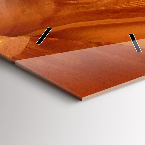 Vertical wall clock Desert Canyon