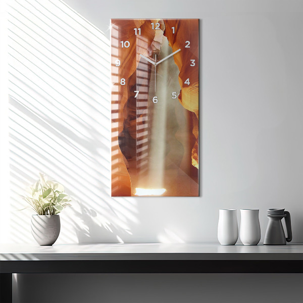 Vertical wall clock Desert Canyon