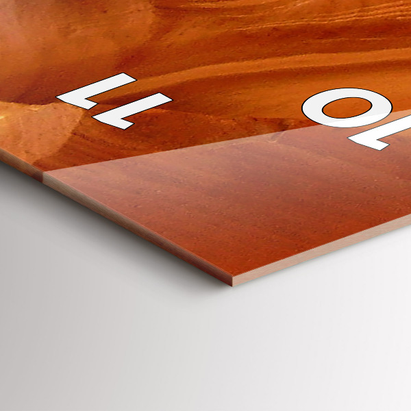 Vertical wall clock Desert Canyon