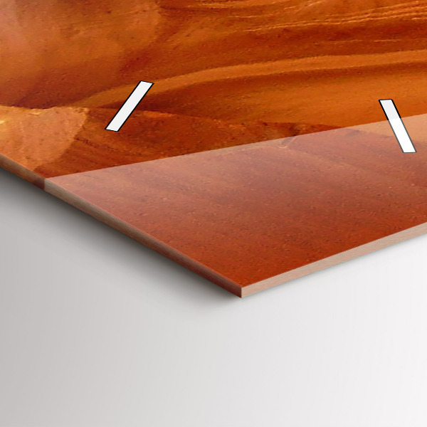 Vertical wall clock Desert Canyon