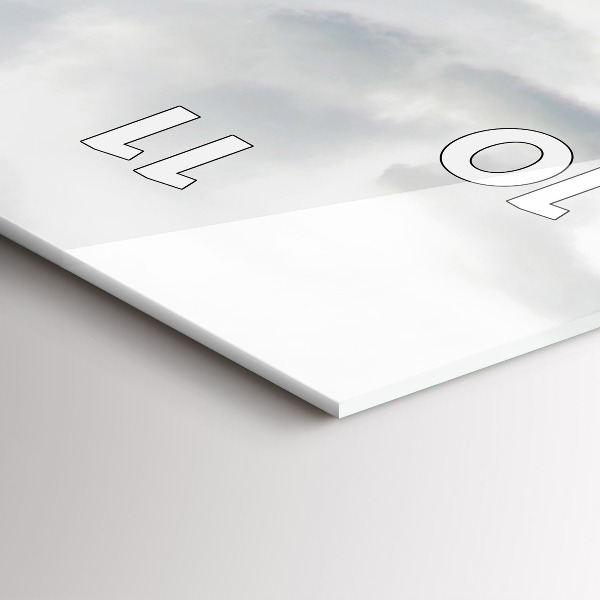 Vertical wall clock The Sea in Hawaii