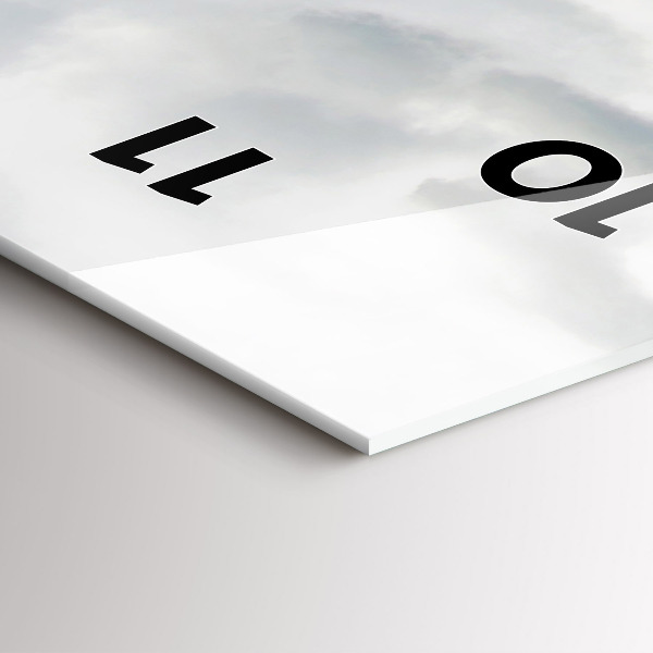 Vertical wall clock The Sea in Hawaii