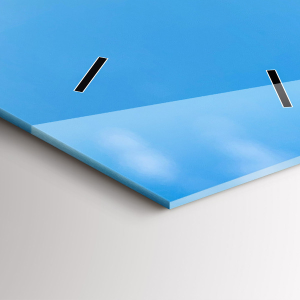 Vertical wall clock Water photography