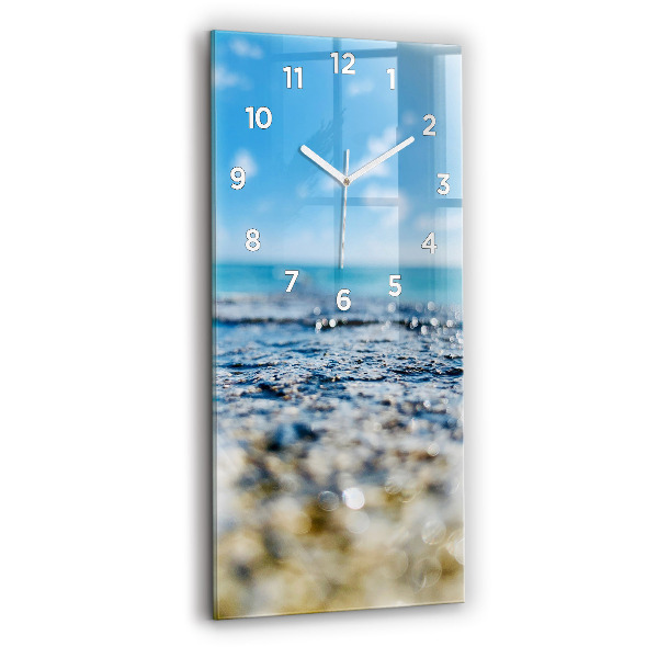 Vertical wall clock Water photography