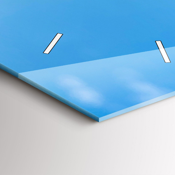 Vertical wall clock Water photography