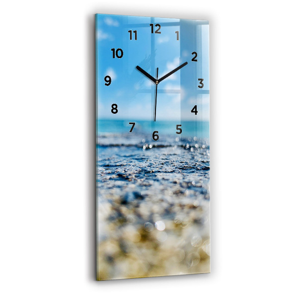 Vertical wall clock Water photography