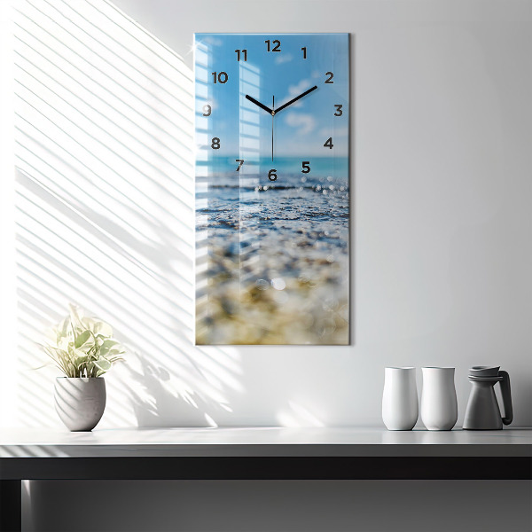 Vertical wall clock Water photography